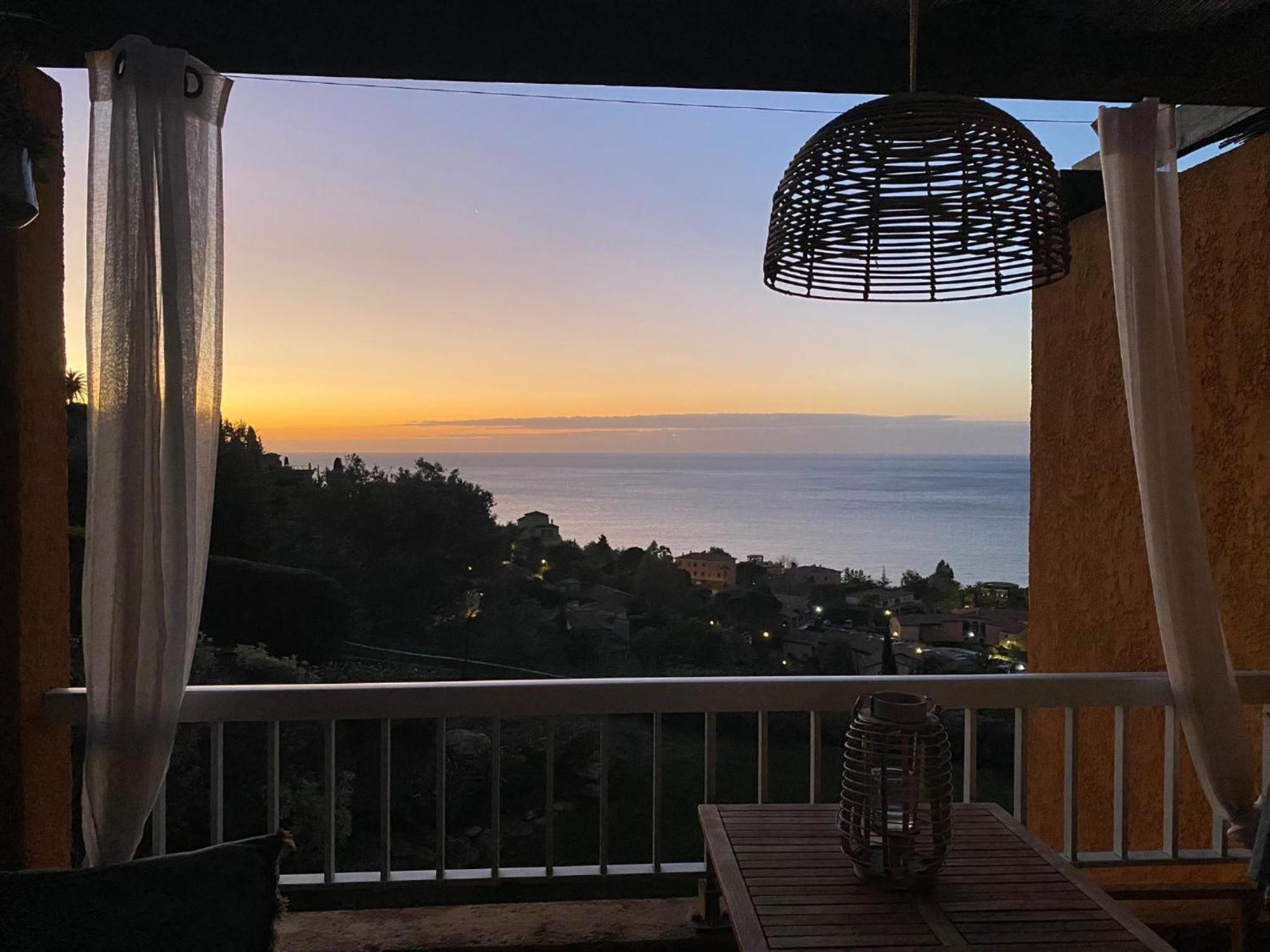 Vue Mer Et Jardin Theoule-sur-Mer Luaran gambar